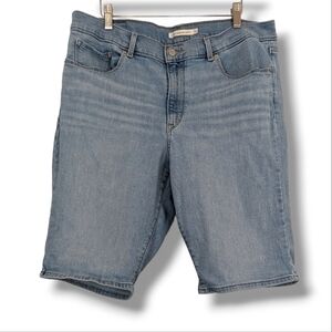Levi's Denim Jean Bermuda Shorts 33 Long‎ Length Short Modest